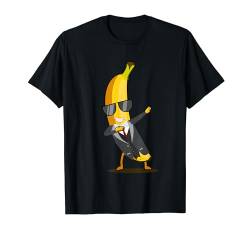 Banane mit Sonnenbrille Dab lustige tanzende Frucht im Anzug T-Shirt von Dustwear Design - Dabbing und Dab