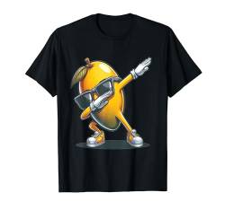 Dab Mango Tanzende Dabbing Mango Frucht mit Sonnenbrille T-Shirt von Dustwear Design - Dabbing und Dab