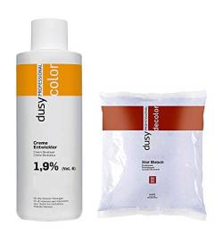 Dusy Star Bleach Blondierpulver 500g im Beutel + Dusy Professional Creme Oxyd 1000ml 1,9% von Dusy