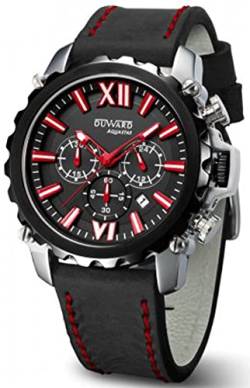 Duward aquastar Nice Herren Uhr analog Automatik mit Leder Armband D85516.02 von Duward