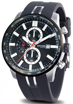Duward aquastar Suzuka Herren Uhr analog Automatik mit Silikon Armband D85524.52 von Duward