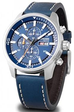 Duward aquastar hockenheim Herren Uhr analog Automatik mit Leder Armband D85527.05 von Duward