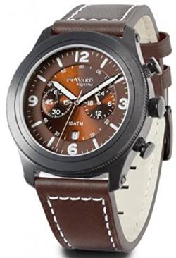 Duward aquastar hungaroring Herren Uhr analog Automatik mit Leder Armband D85528.50 von Duward