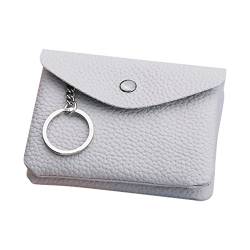 Dwevkeful Damen Geldbeutel Mini Kartenetui ID Short Wallet Solid Color Damen Reißverschluss Geldbörse Mehrere Kartenfächer Clutch Bag Handytasche Klein Schlanke Geldbörse Kartenhalter Brieftasche von Dwevkeful