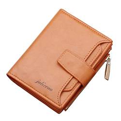 Dwevkeful Mini Geldbörse Damen Clip ID Mens Holder Card Leather Credit Wallet Wallet Wallet Klein Brieftasche Schlanke Geldbörsen von Dwevkeful