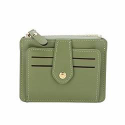 Dwevkeful Mini Geldbörse Damen Fashion ID Short Wallet Solid Color Open Purse Card Slots Führerschein Cover Clutch Bag Wallet Klein Brieftasche Schlanke Geldbörsen von Dwevkeful