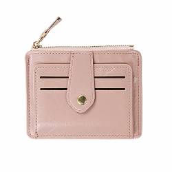 Dwevkeful Mini Geldbörse Damen Fashion ID Short Wallet Solid Color Open Purse Card Slots Führerschein Cover Clutch Bag Wallet Klein Brieftasche Schlanke Geldbörsen von Dwevkeful