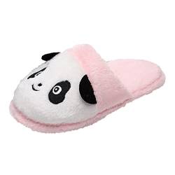 Hausschuhe Damen Plüsch Flauschige Pantoffeln Panda Hauspantoffeln Kuschelige Warme Schuhe Weiche Hausschlappen Rutschfeste Slippers Winter Tiere Niedliche Cartoon Puschen Lustige Cozy Schlappen von Dwevkeful