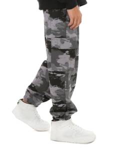 Dykmod Jungen Jogger Hose Cargohose Jogginghose Freizeithose hk426 158 Camouflage von Dykmod