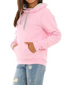 Dykmod Mädchen Pullover Bluse Sweatshirt für Kinder hk389 158 Rosa von Dykmod