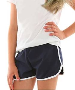 Dykmod Mädchen Sport Shorts Hose fur Schule hk407 140 Dunkelblau von Dykmod