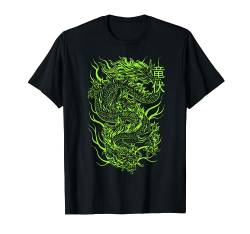 Japanese Green Dragon E-Boy E-Girl Aesthetic Grunge Asian T-Shirt von E-Boy E-Girl Aesthetic Grunge