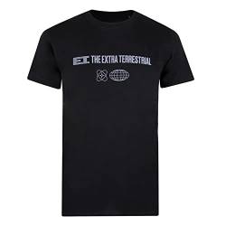 E.T Herren Broadcast T-Shirt, Schwarz, XXL von E.T