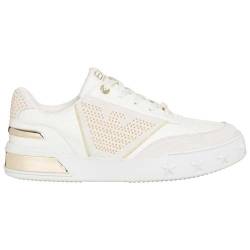 EA7 Emporio Armani Lifestyle Damen-Sneakers mit Schnürung, Weiß, 36 EU von EA7