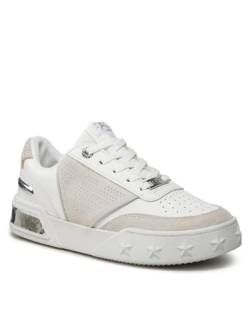 EA7 Emporio Armani Lifestyle Damen-Sneakers mit Schnürung, Weiß, 38 2/3 EU von EA7