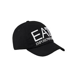 EA7 Emporio Armani Oversized Logo Series Baseball Cap - Black/White-M von EA7