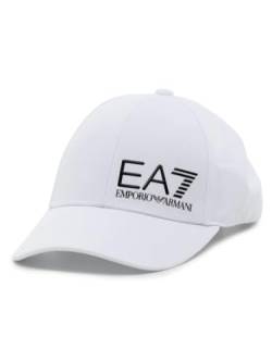 EA7 Emporio Armani Train Core Cotton Baseball Cap - White/Black-M von EA7