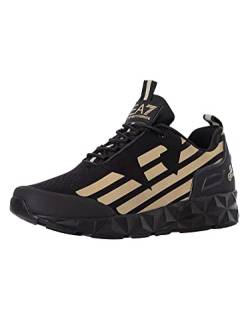 EA7 Herren Mesh-Trainer mit großem Logo, Schwarz, 40.5 EU von EA7