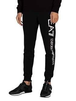 EA7 Herren Seitenlogo-Jogger, Schwarz, XS von EA7