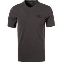 EA7 Herren T-Shirt braun Baumwolle von EA7