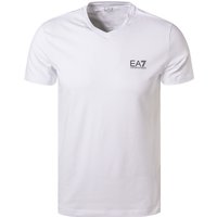 EA7 Herren T-Shirt weiß Baumwolle von EA7