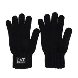 Ea7 Damen Handschuhe Wolle Patched Logo, Die Schwarz., M-L von EA7