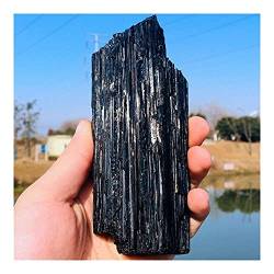 EACTEL Heilender Mineralstein 300-1000 g Natürlicher schwarzer Turmalin-Kristallstein Original-Balance-Edelstein-Dekoration ZANLIIYIN (Material : 700-750g) von EACTEL