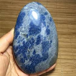 EACTEL Heilstein, natürlicher Blauer Stein, Blauer K2-Jaspis, Granit, Kristallpunkt, Balance, Edelstein-Dekoration ZANLIIYIN (Material : 800-850g) von EACTEL