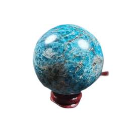 EACTEL Reiki-Heilkristall 40–60 mm, natürliche Blaue Apatitkugel, Heilsteine, kristallpoliert, kann for die verwendet Werden ZANLIIYIN (Material : 50-60mm) von EACTEL