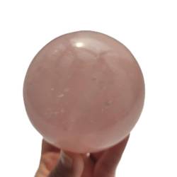 EACTEL Reiki-Heilkristall 9-10 cm große Kugel Kugel rosa Rosenquarz Naturstein Kristallquarz mit Sockel kann zur verwendet Werden ZANLIIYIN von EACTEL