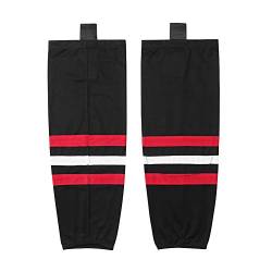 EALER HS100 Series Eishockey-Socken, Team-Farbe, trocken - Schwarz - X-Small von EALER