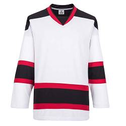 Ealer H900 Serie Eishockey-Trikot für Damen und Herren - Weiß - Mittel von EALER