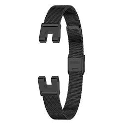 EANWireless Kompatibel mit Garmin Lily Ersatz-Uhrenarmband, Edelstahl-Metall-Armband für Damen-Smartwatch, Schwarz von EANWireless