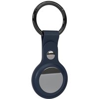 EAZY CASE Schlüsselanhänger Anhänger kompatibel mit Apple AirTag, Schlüsselanhänger Airtag Hülle aus Kunstleder Kratzfest Schutz Blau von EAZY CASE