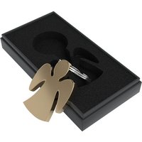 EAZY CASE Schlüsselanhänger Schlüsselanhänger Guardian Angel, Schutzengel mit Schlüsselring und Geschenkbox Geschenk für Mann Gold von EAZY CASE
