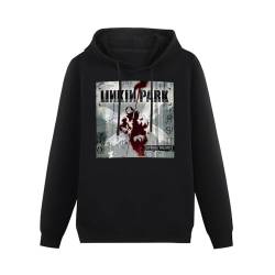 Linkin Park Hybrid Theory Men Cartoon Hoodie Unisex Sweatshirt Casual Pullover Hooded Black XXL von EAtsia