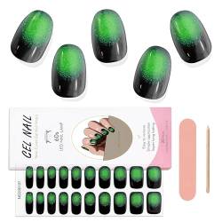 EBANKU 20 PCS Gel Nail Wraps Nagelsticker, Full Wraps Nagelaufkleber Cured Gel Nail Strips Gel Nagellack Aufkleber für Frauen Mädchen Dekoration (#4) von EBANKU