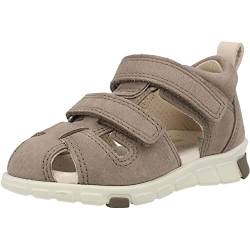 ECCO Baby-Jungen Mini Stride Fisher Sandal, Taupe, 19 EU von ECCO