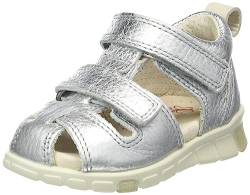 ECCO Baby-Mädchen Mini Stride Fisher Sandal, Pure Silver, 19 EU von ECCO