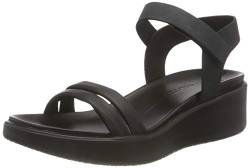 ECCO Damen Flowt Wedge LX Heeled Sandal Plateau, Black, 40 EU von ECCO