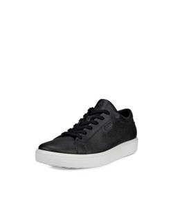 ECCO Damen Low Sneaker Soft 60 Schwarz Glattleder 38 von ECCO