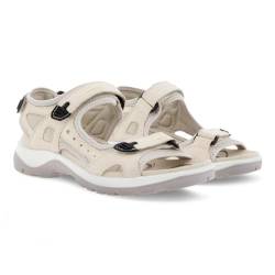 ECCO Damen Offroad Sandalen, Limestone, 37 EU von ECCO