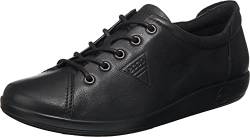 ECCO Damen Soft 2.0 Tie Tie Hohe Sneaker, Black With Black Sole, 35 EU von ECCO