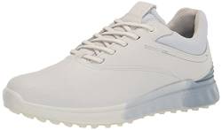 ECCO Damen W S-DREI Leder Golfschuhe - Weiß/Dusty Blau/Air - UK 6.5-7 von ECCO