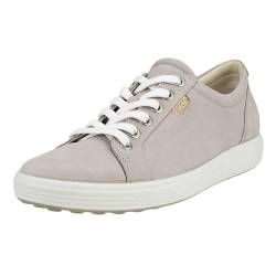ECCO Damen Womens Soft 7 Sneaker Shoe, Grey Rose, 36 EU Schmal von ECCO