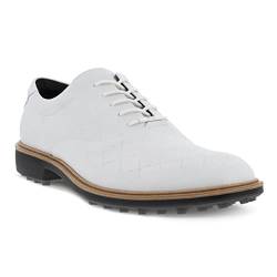 ECCO Herren M Klassische hybride Leder Golfschuhe - Weiß - UK 10 von ECCO