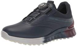 ECCO Herren S-Three Boa Gore-tex Wasserdichter Hybrid-Golfschuh, Marine/Morillo/Marine, 10-10.5 von ECCO