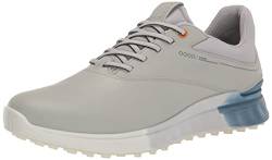 ECCO Herren S-Three Gore-tex Wasserdichter Golfschuh, Beton/Retro Blau/Beton, 10-10.5 von ECCO