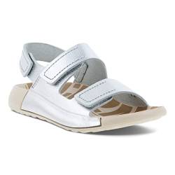 ECCO Mädchen 2nd Cozmo K Flat Sandal, Pure Silver, 27 EU von ECCO