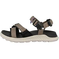 Ecco Damen EXOWRAP W 3S TEX Sandal, Moon Rock/Taupe, 37 EU von ECCO